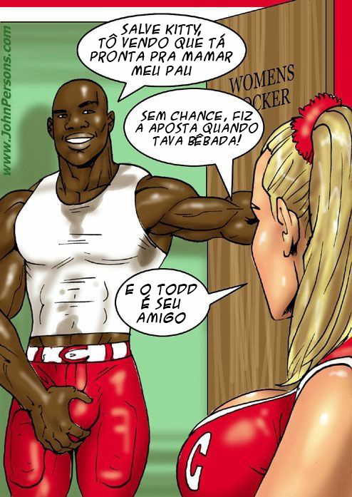 Página 7 do quadrinho adulto: Duas loiras gostosas e os negões – Leia completo em XCOMICS