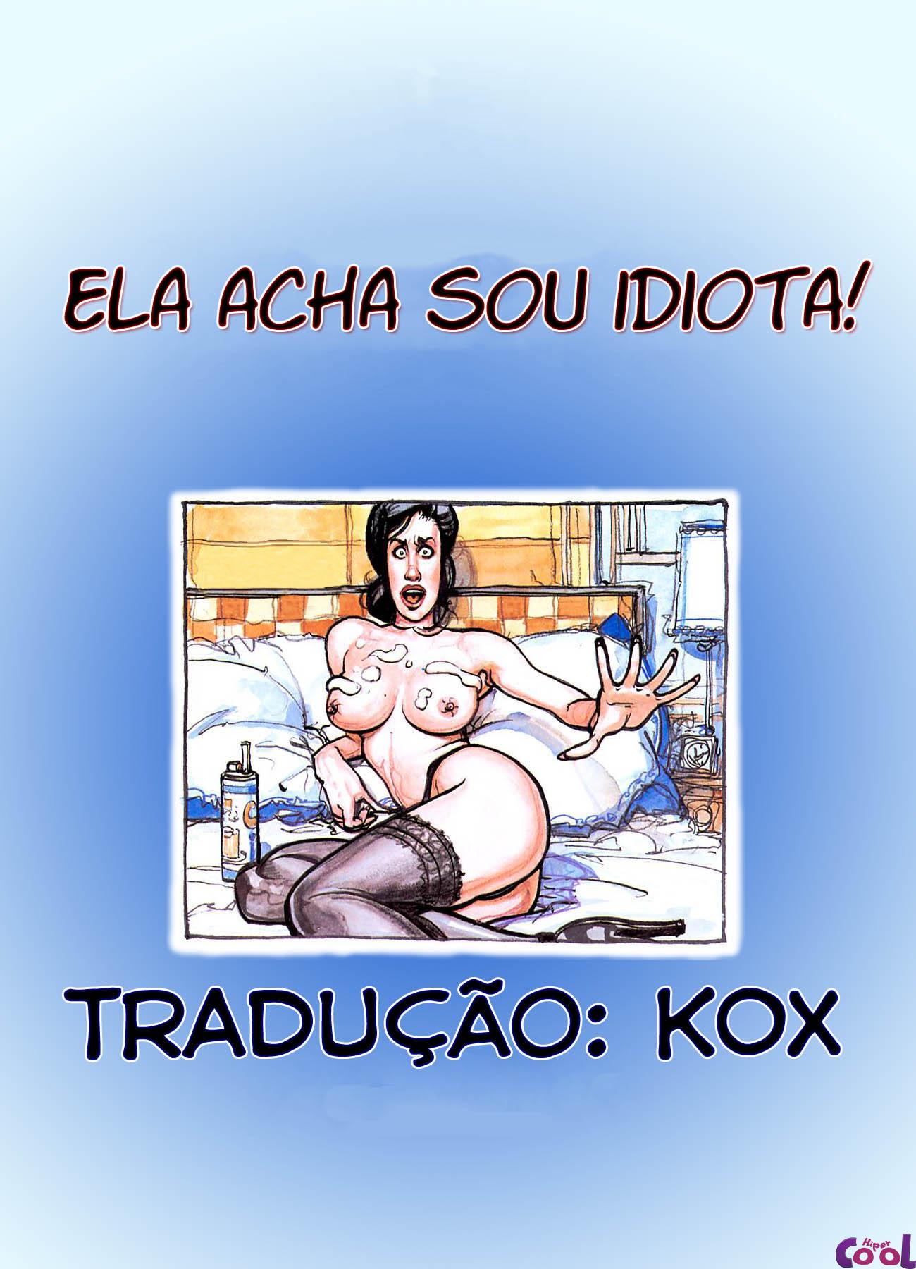 Capa do quadrinho adulto: Ela acha que sou idiota – Leia online em XCOMICS