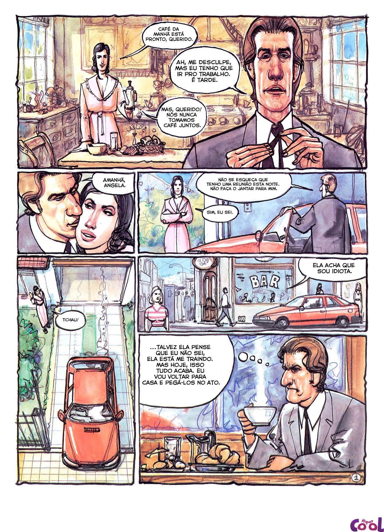 Página 2 do quadrinho adulto: Ela acha que sou idiota – Leia completo em XCOMICS
