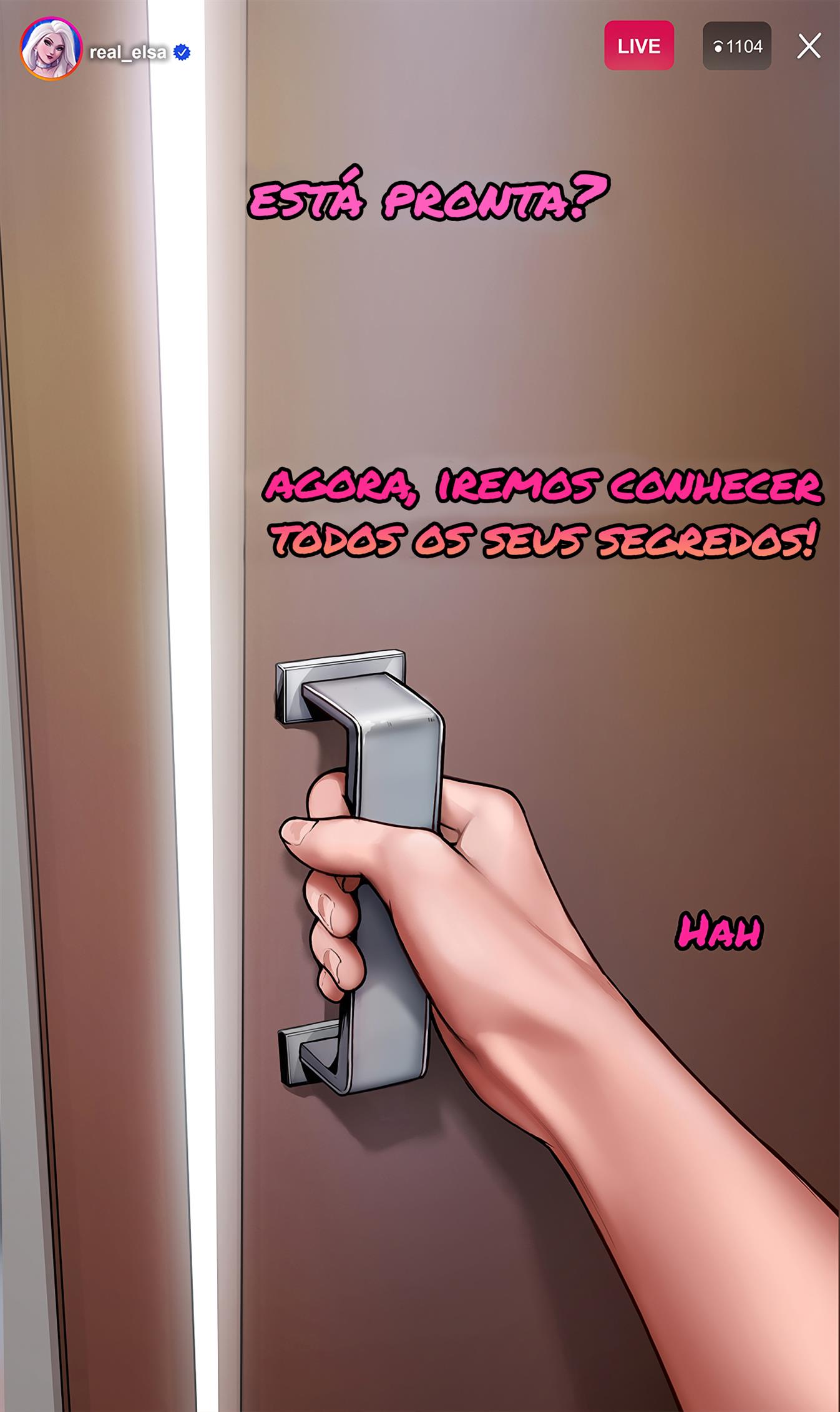 Página 17 do quadrinho adulto: Elsa treinando duro – Leia completo em XCOMICS