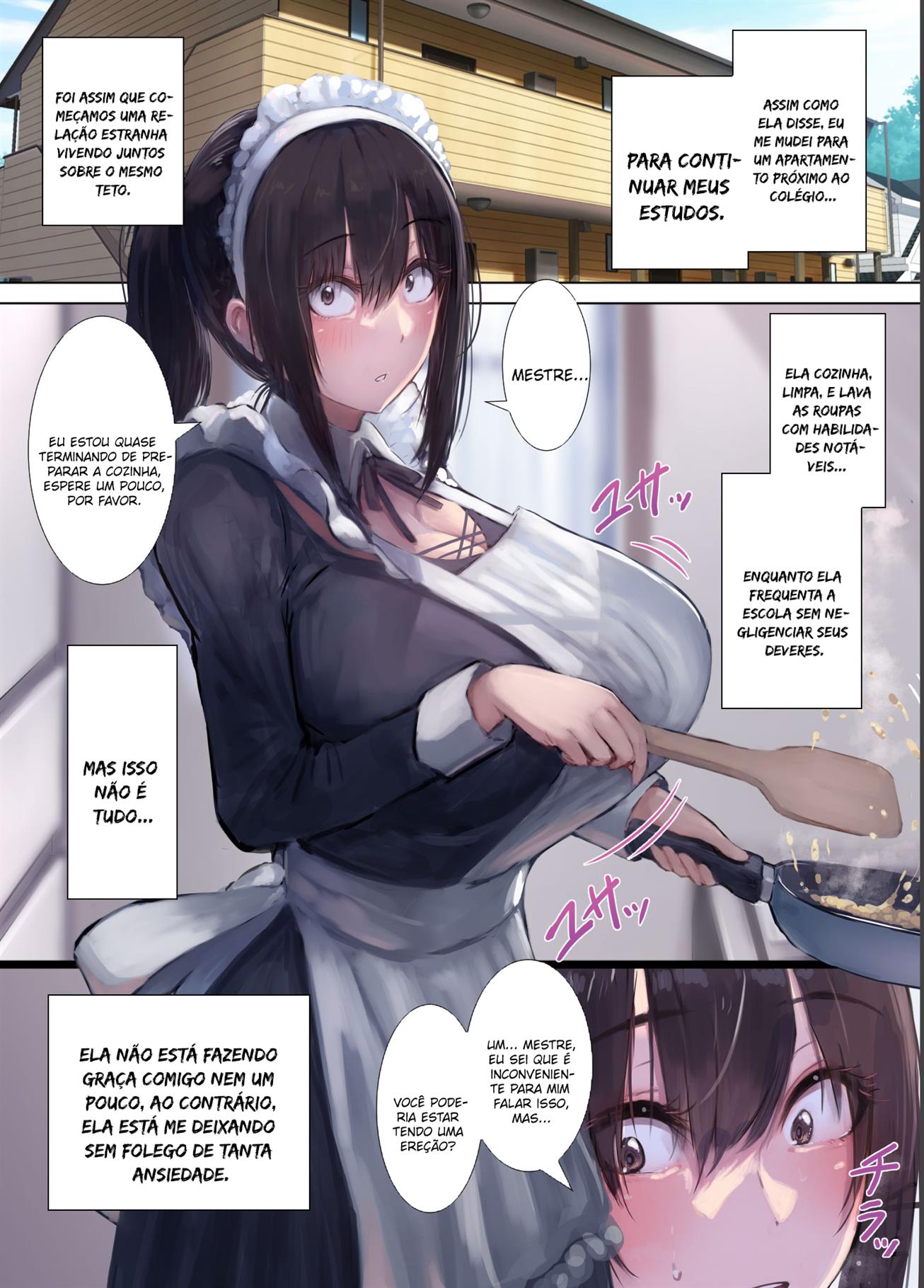 Página 7 do quadrinho adulto: Empregada peituda submissa – Leia completo em XCOMICS