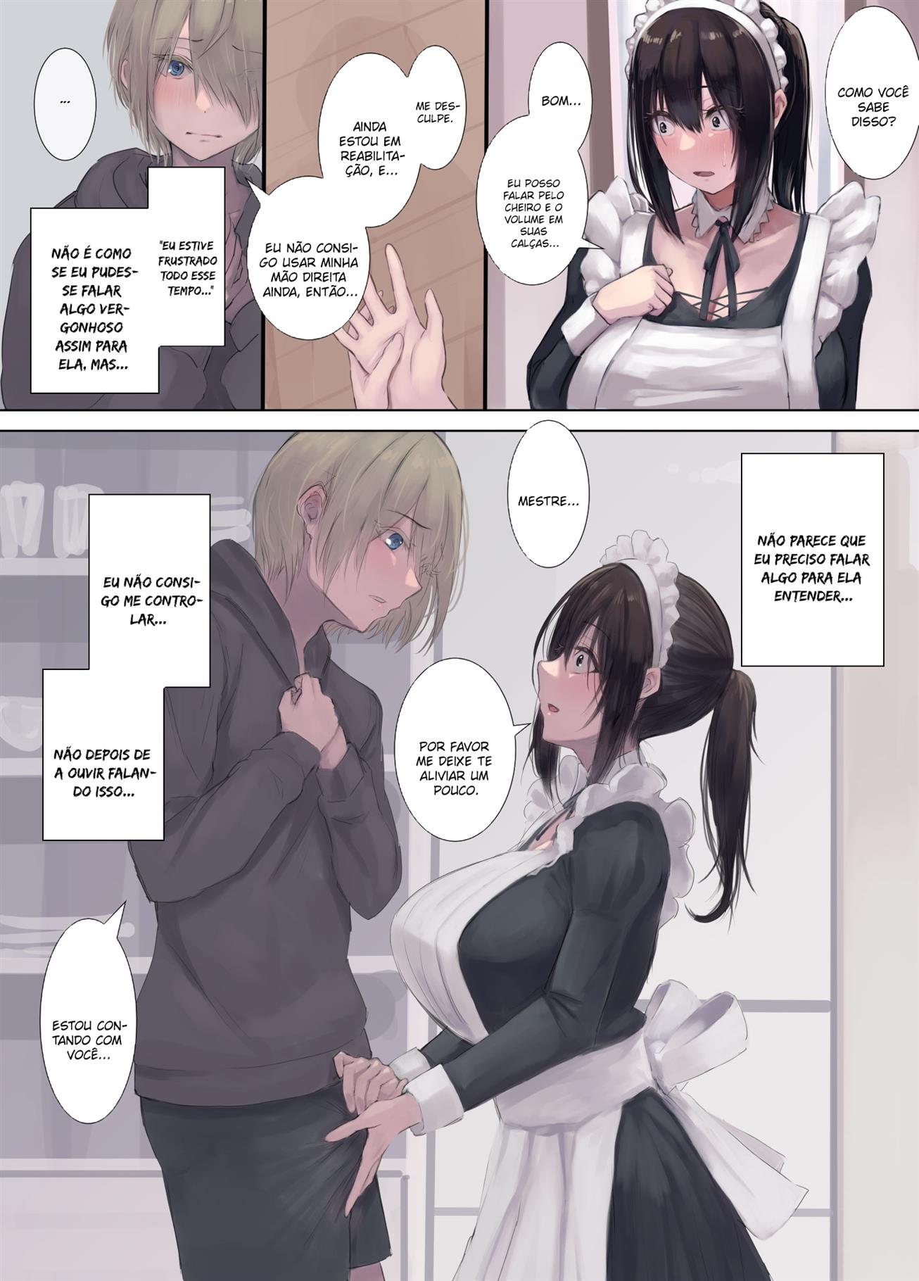 Página 8 do quadrinho adulto: Empregada peituda submissa – Leia completo em XCOMICS