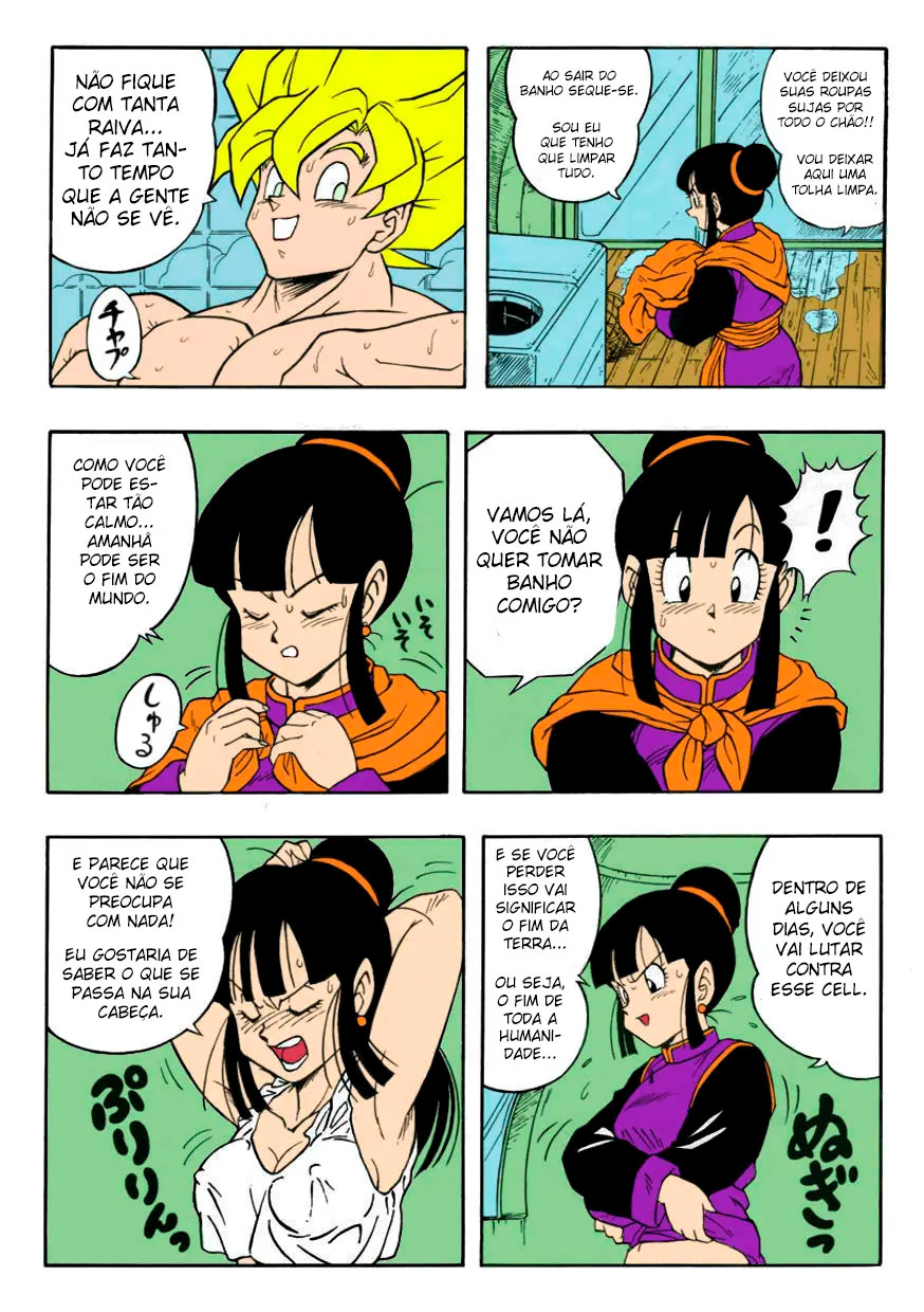 Página 4 do quadrinho adulto: Empurrando no cuzinho da Chichi – Leia completo em XCOMICS