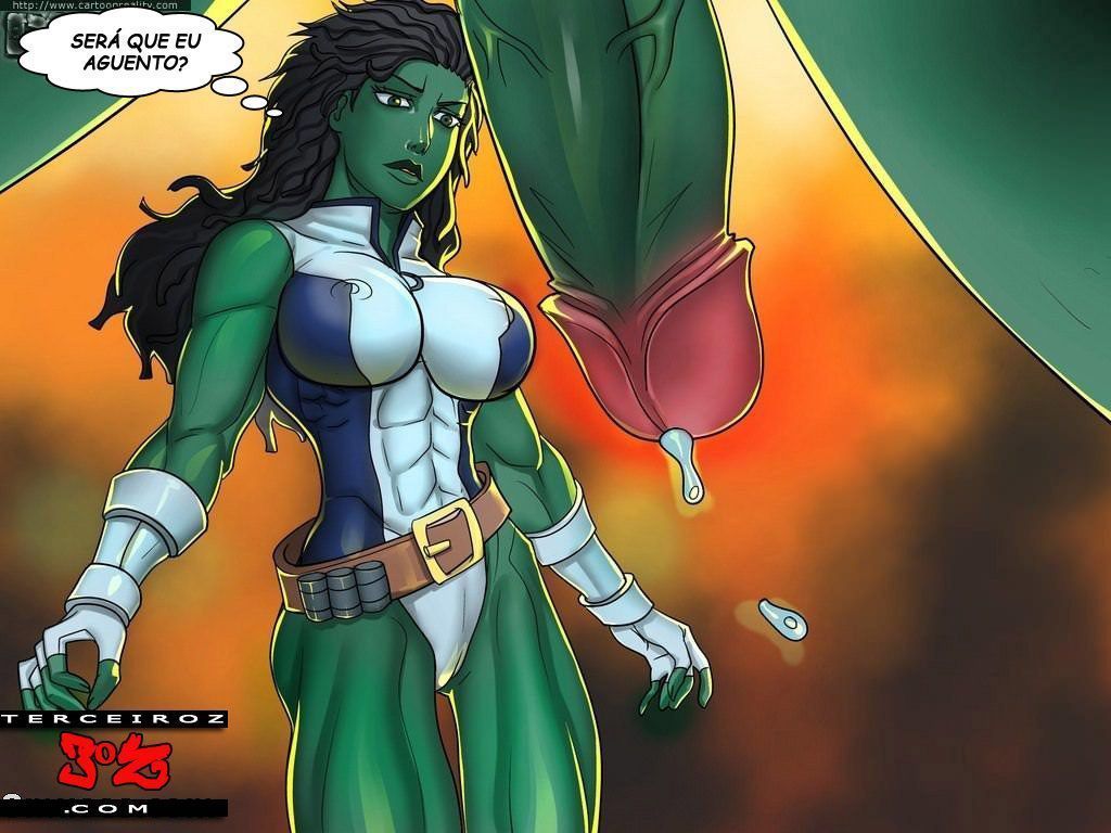 Página 1 do quadrinho adulto: Encarando o Incrível Hulk – Leia completo em XCOMICS