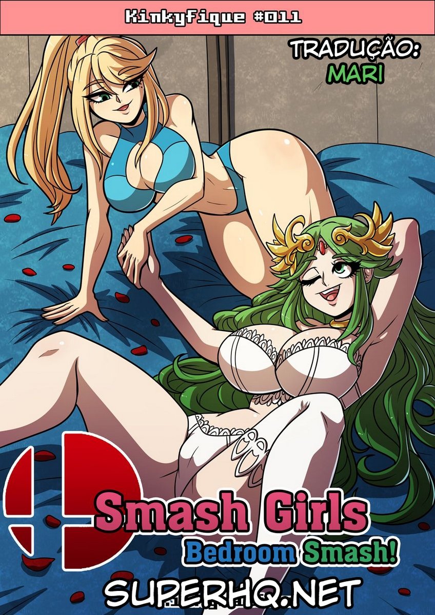 Página 1 do quadrinho adulto: Encontro lésbico com a Palutena – Leia completo em XCOMICS