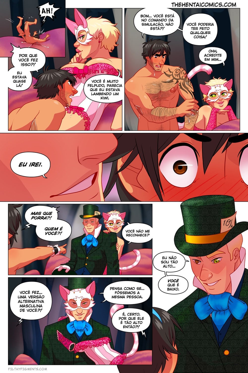 Página 8 do quadrinho adulto: Encontro nota 100 com a gata – Leia completo em XCOMICS