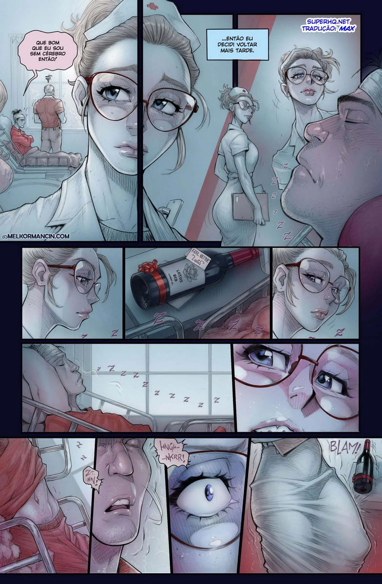 Página 5 do quadrinho adulto: Enfermeira gostosa, Nurse Morgan – Leia completo em XCOMICS