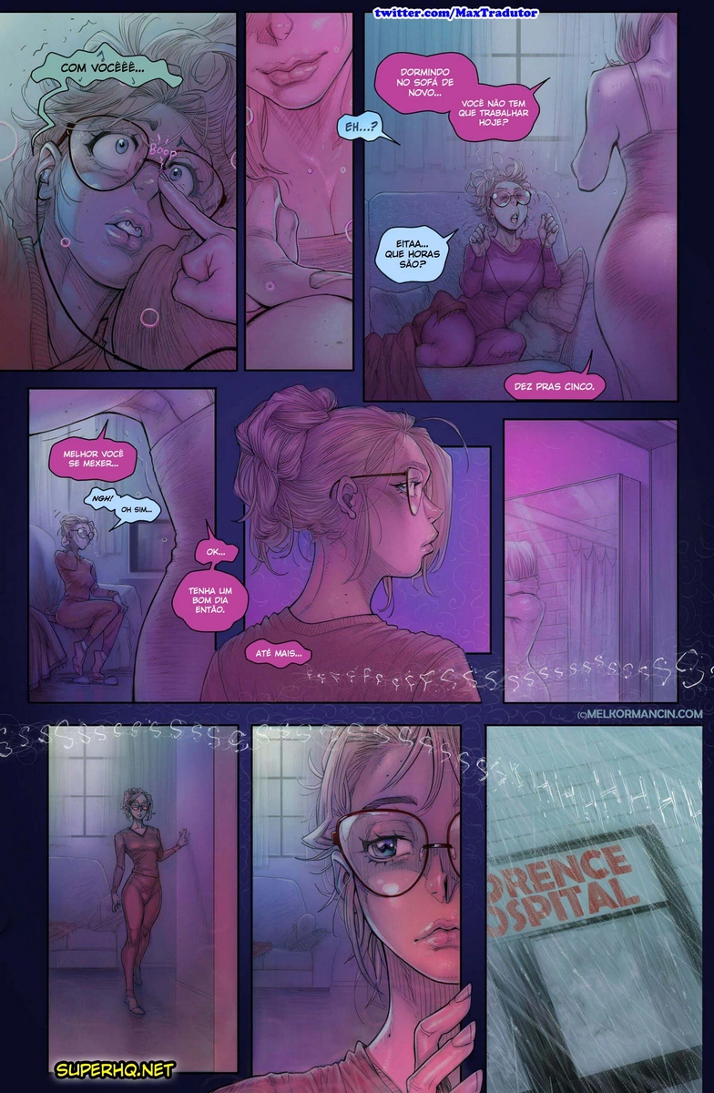 Página 10 do quadrinho adulto: Enfermeira gostosa, Nurse Morgan – Leia completo em XCOMICS