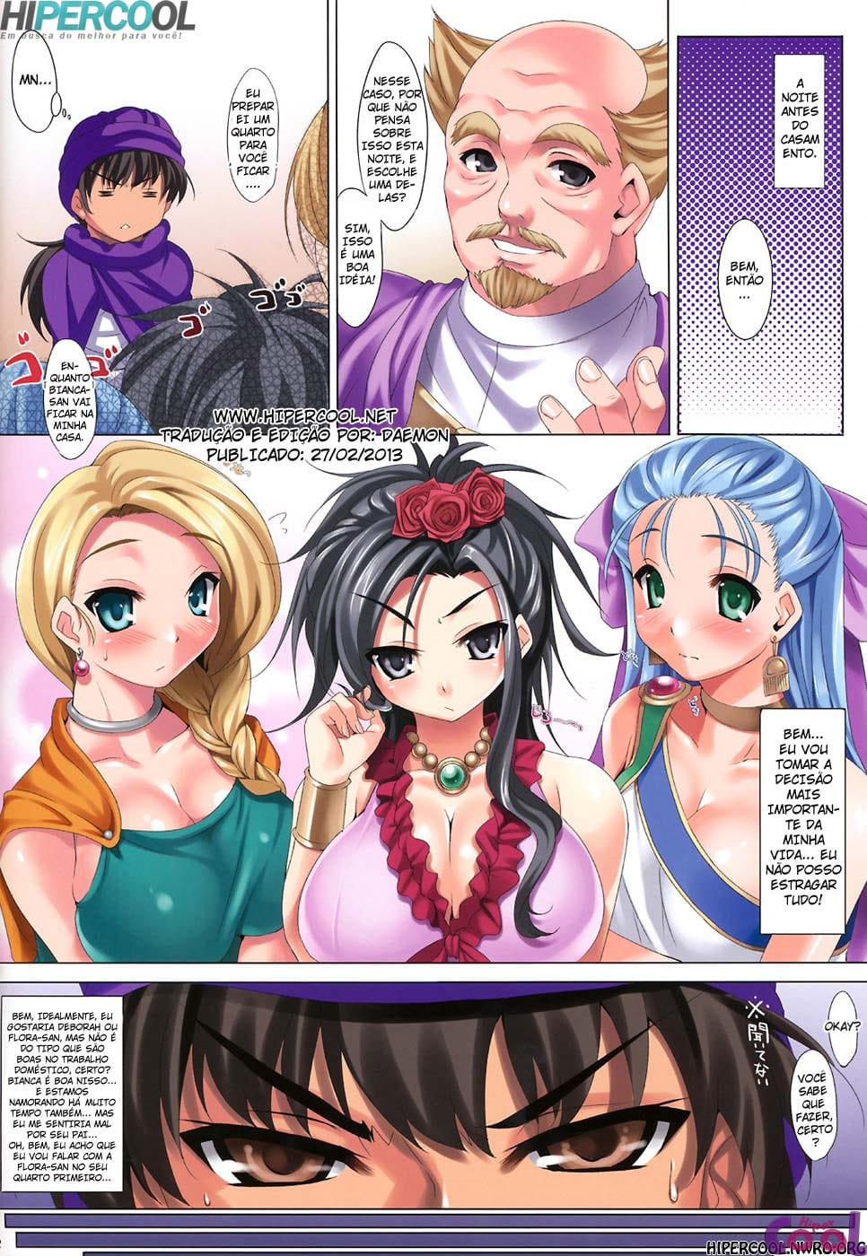 Página 2 do quadrinho adulto: Escolhendo uma esposa – Leia completo em XCOMICS