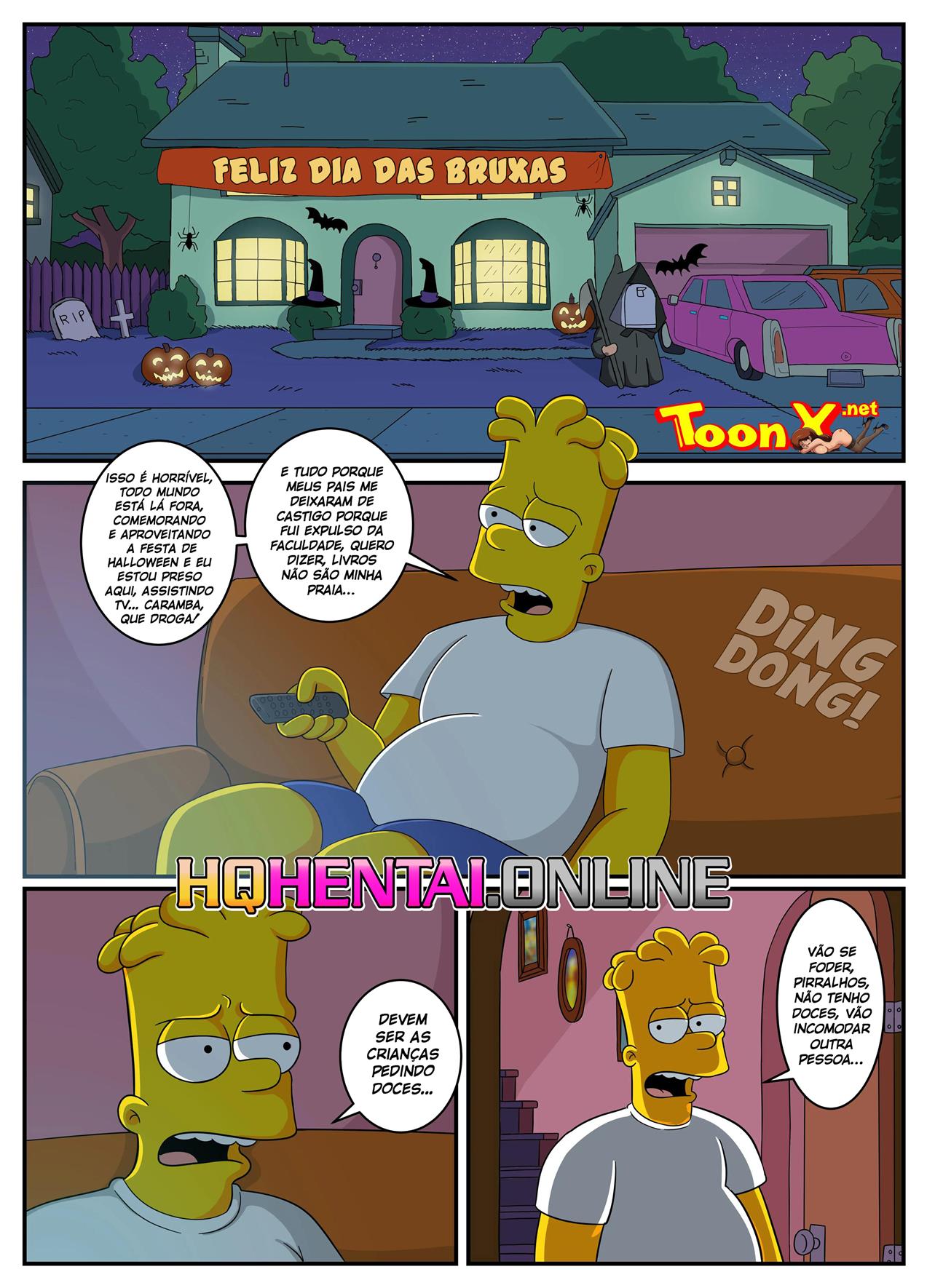 Página 2 do quadrinho adulto: Especial de Halloween – Gêmeas Sherry e Terry – Leia completo em XCOMICS
