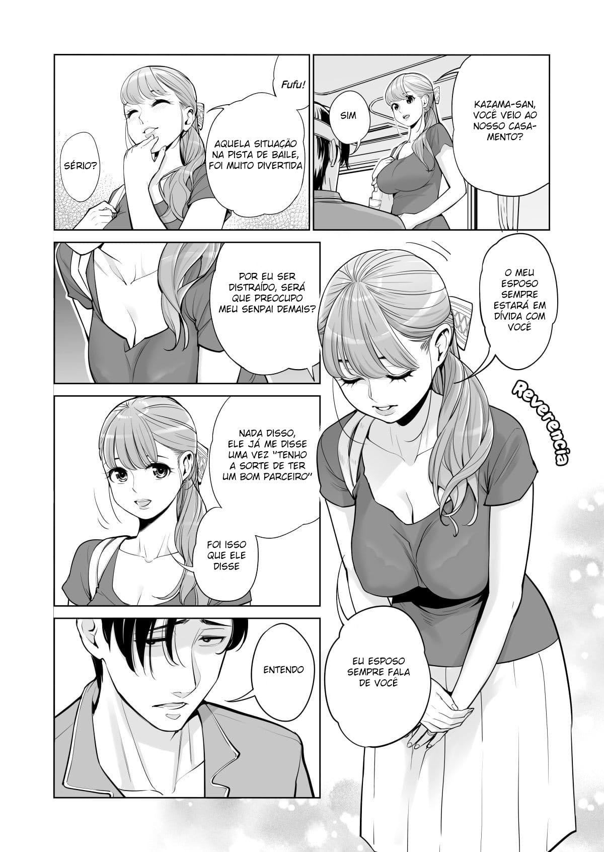 Página 14 do quadrinho adulto: Esposa salvando o emprego do marido – Leia completo em XCOMICS