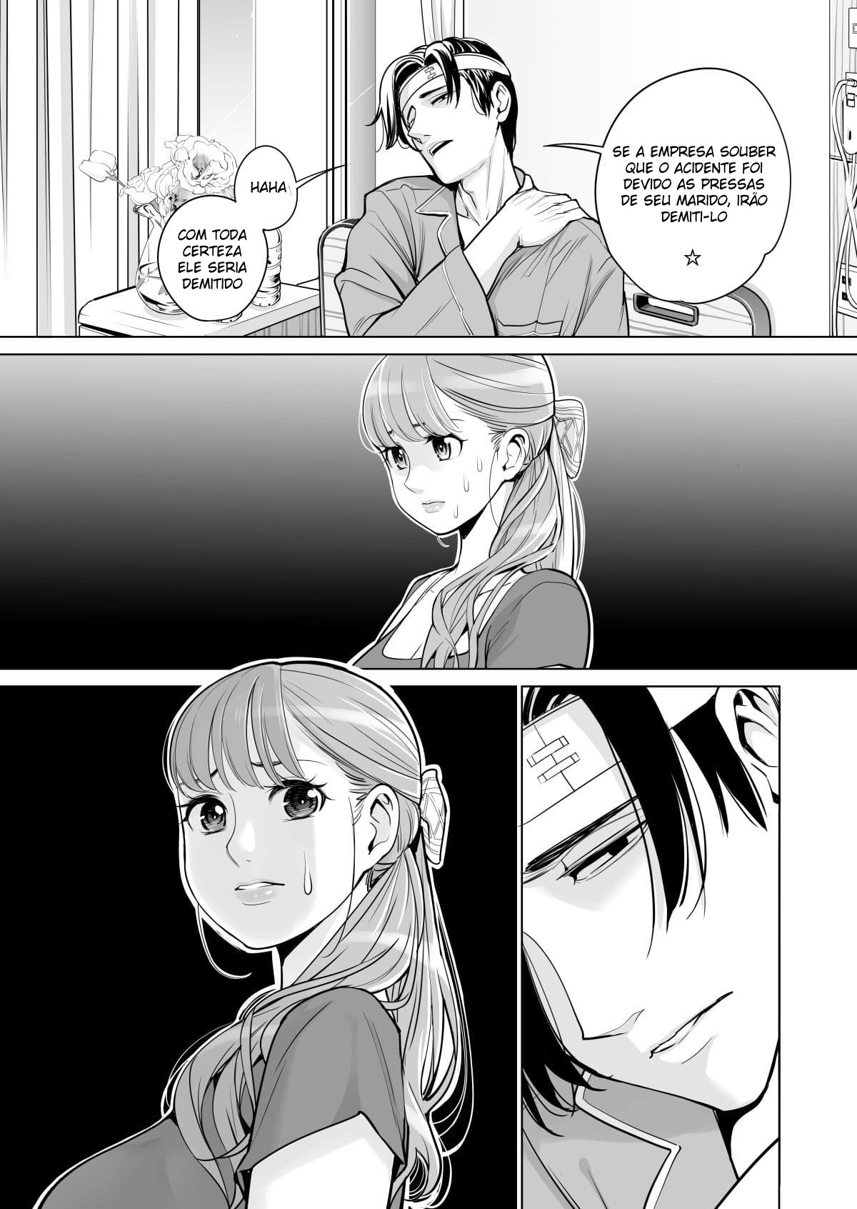 Página 18 do quadrinho adulto: Esposa salvando o emprego do marido – Leia completo em XCOMICS
