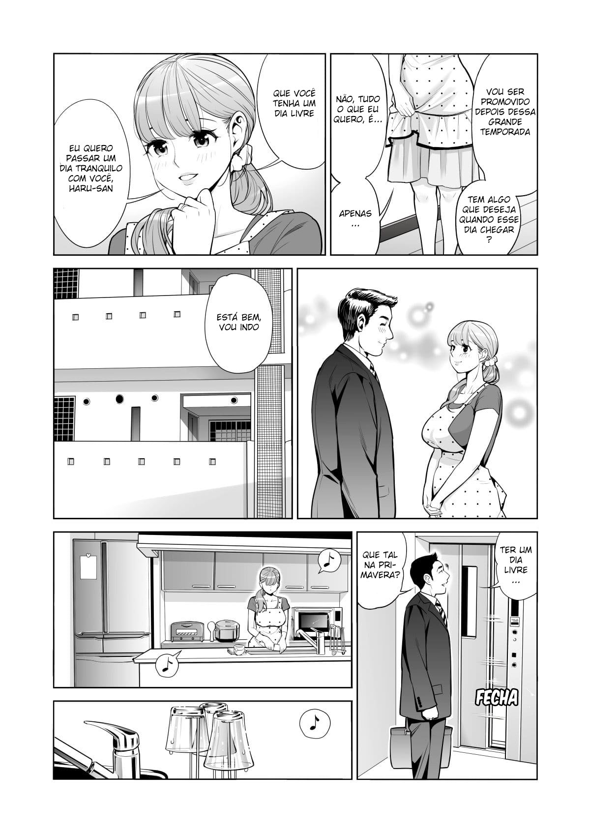 Página 7 do quadrinho adulto: Esposa salvando o emprego do marido – Leia completo em XCOMICS
