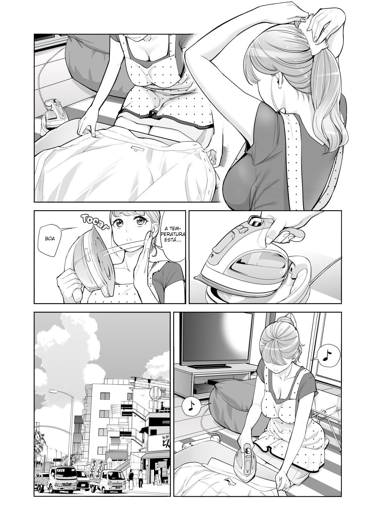 Página 8 do quadrinho adulto: Esposa salvando o emprego do marido – Leia completo em XCOMICS