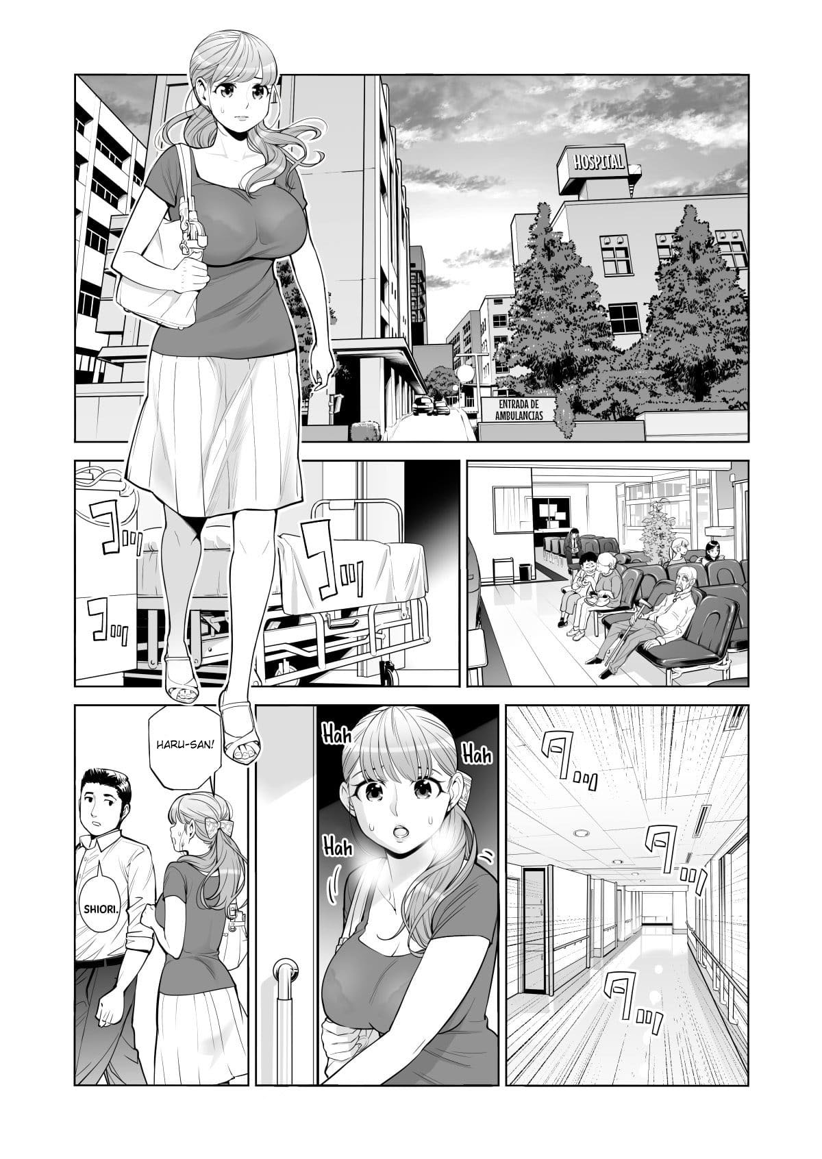 Página 9 do quadrinho adulto: Esposa salvando o emprego do marido – Leia completo em XCOMICS