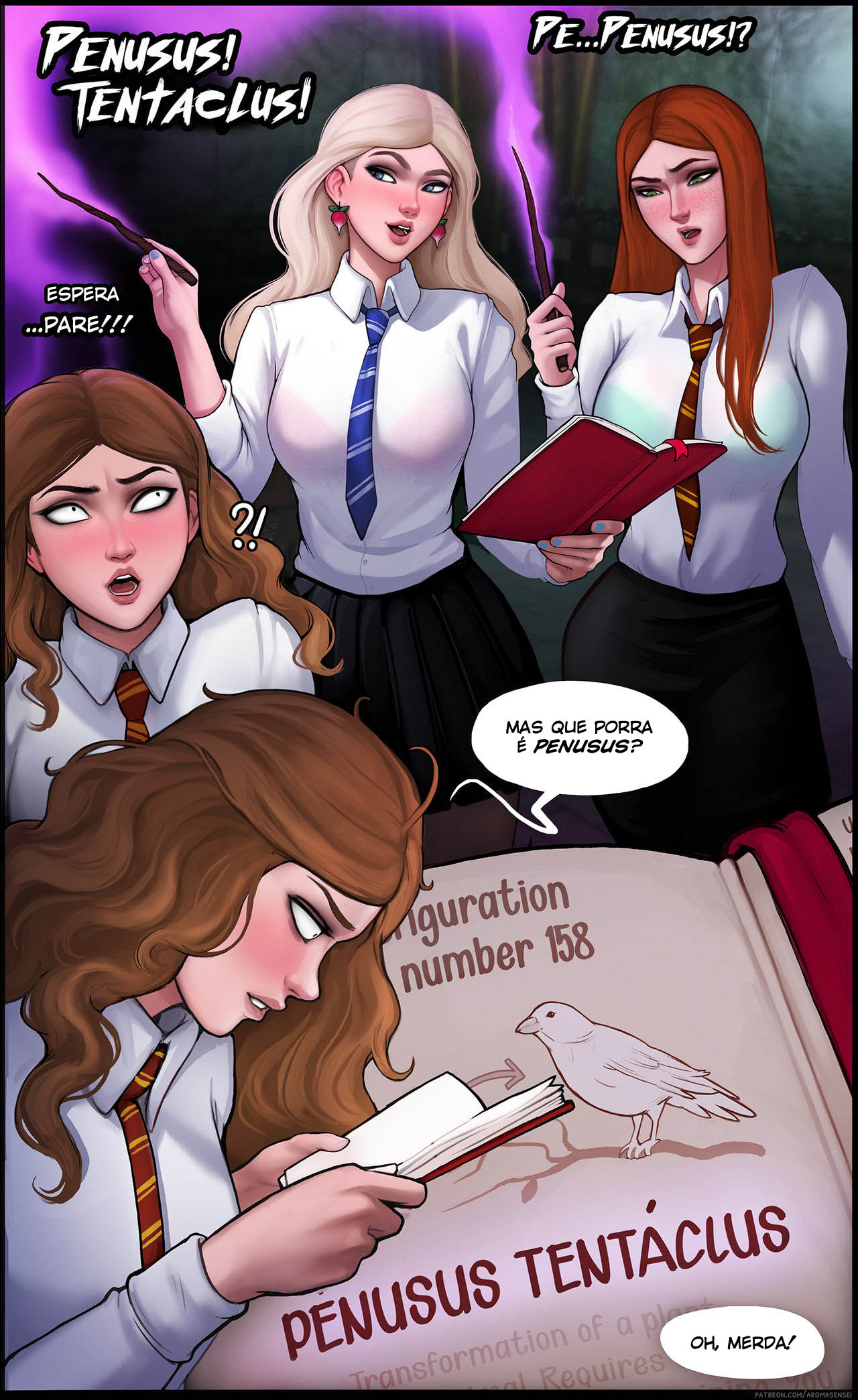 Página 11 do quadrinho adulto: Extra Lesson – Leia completo em XCOMICS