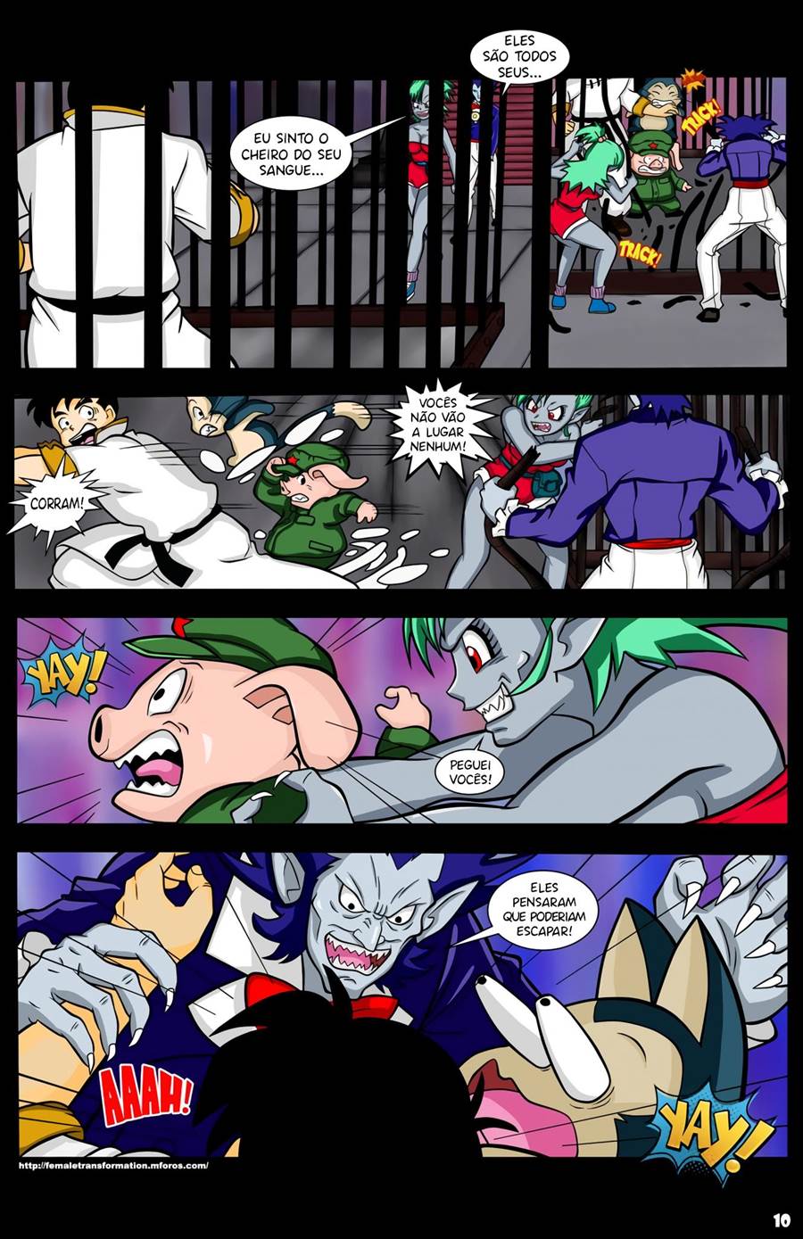 Página 11 do quadrinho adulto: Eye Coronation: Bulma e Lúcifer – Leia completo em XCOMICS