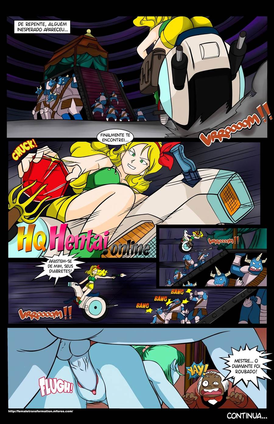 Página 17 do quadrinho adulto: Eye Coronation: Bulma e Lúcifer – Leia completo em XCOMICS