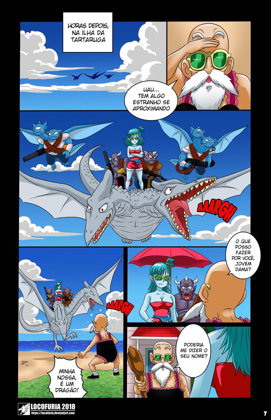 Página 20 do quadrinho adulto: Eye Coronation: Bulma e Lúcifer – Leia completo em XCOMICS
