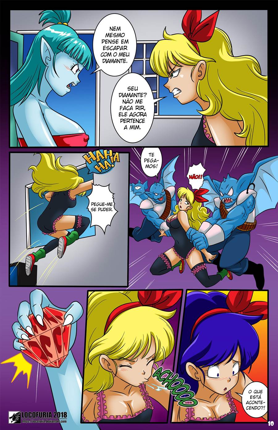 Página 23 do quadrinho adulto: Eye Coronation: Bulma e Lúcifer – Leia completo em XCOMICS