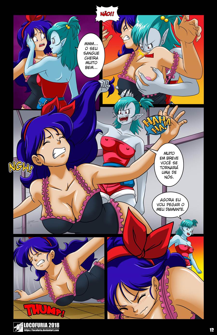 Página 25 do quadrinho adulto: Eye Coronation: Bulma e Lúcifer – Leia completo em XCOMICS