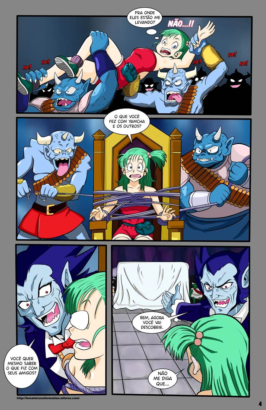 Página 5 do quadrinho adulto: Eye Coronation: Bulma e Lúcifer – Leia completo em XCOMICS