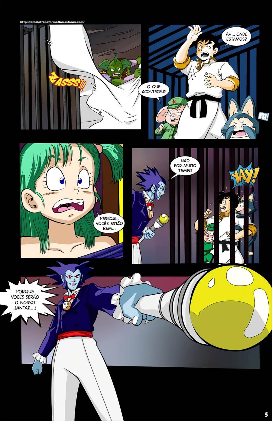 Página 6 do quadrinho adulto: Eye Coronation: Bulma e Lúcifer – Leia completo em XCOMICS