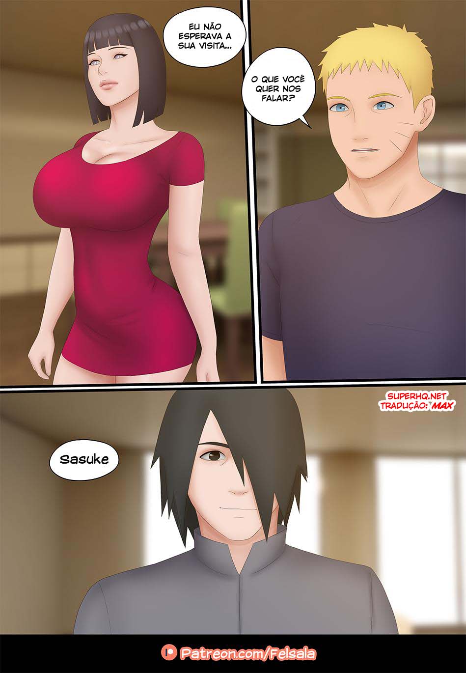 Página 2 do quadrinho adulto: Eye of Desire: A técnica de Sasuke – Leia completo em XCOMICS
