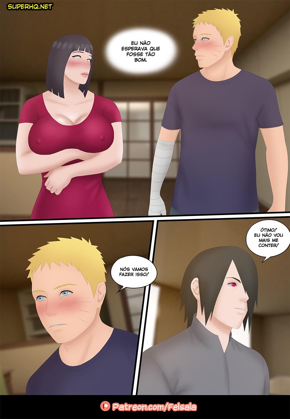 Página 7 do quadrinho adulto: Eye of Desire: A técnica de Sasuke – Leia completo em XCOMICS