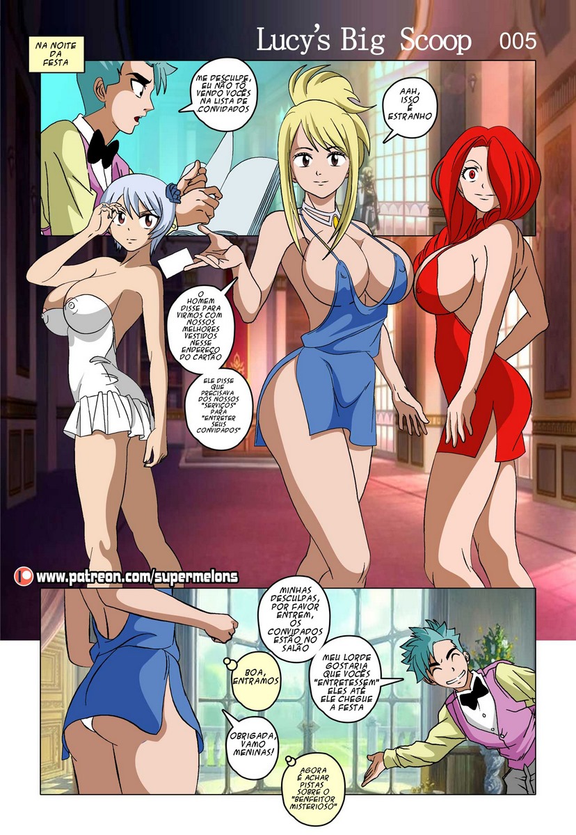 Página 6 do quadrinho adulto: Fairy Tail: A grande festa – Leia completo em XCOMICS