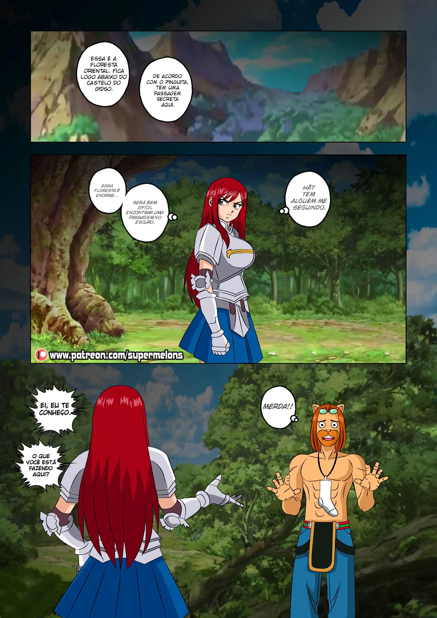 Página 24 do quadrinho adulto: Fairy Tail: Erza observadora – Leia completo em XCOMICS