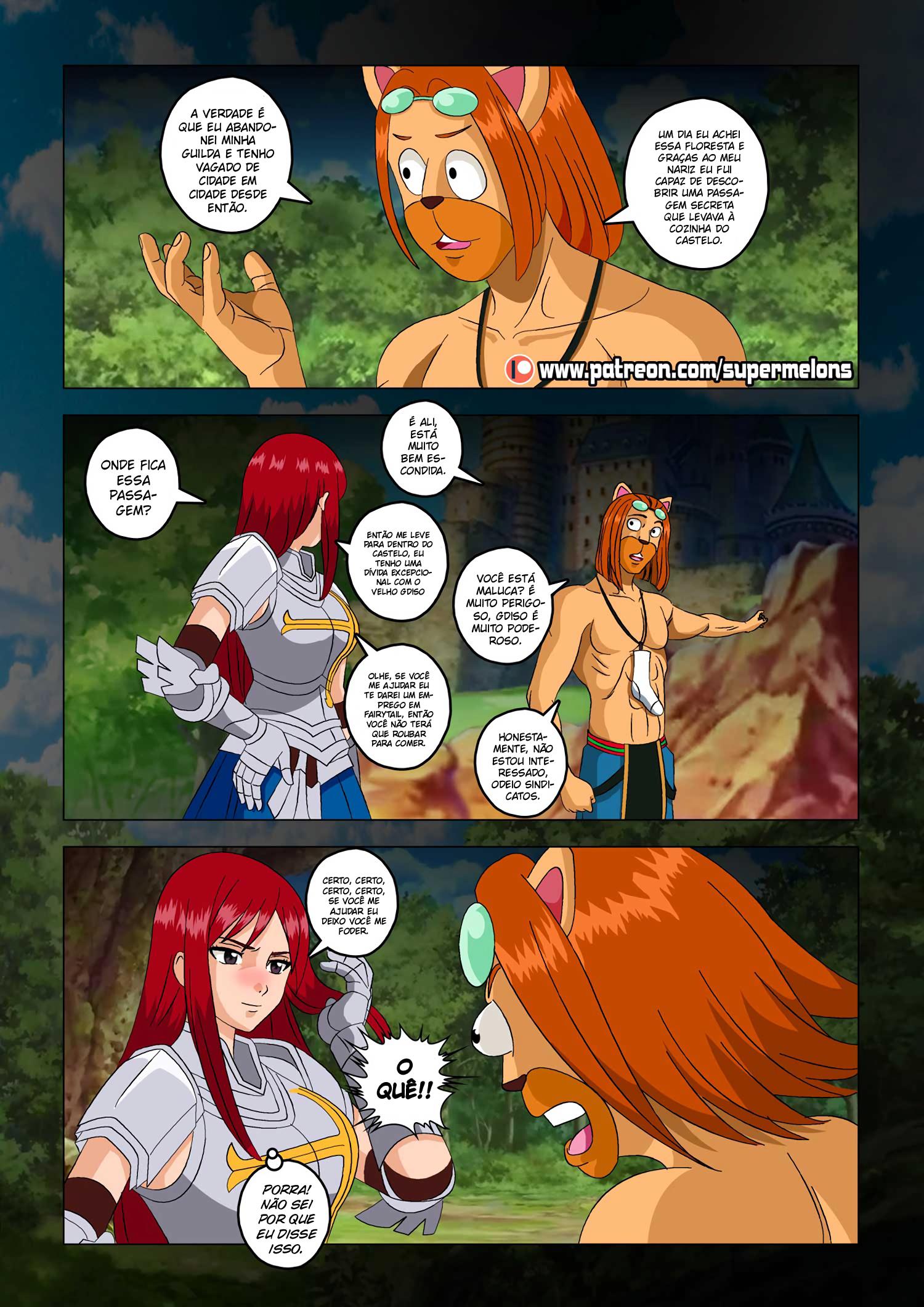 Página 26 do quadrinho adulto: Fairy Tail: Erza observadora – Leia completo em XCOMICS