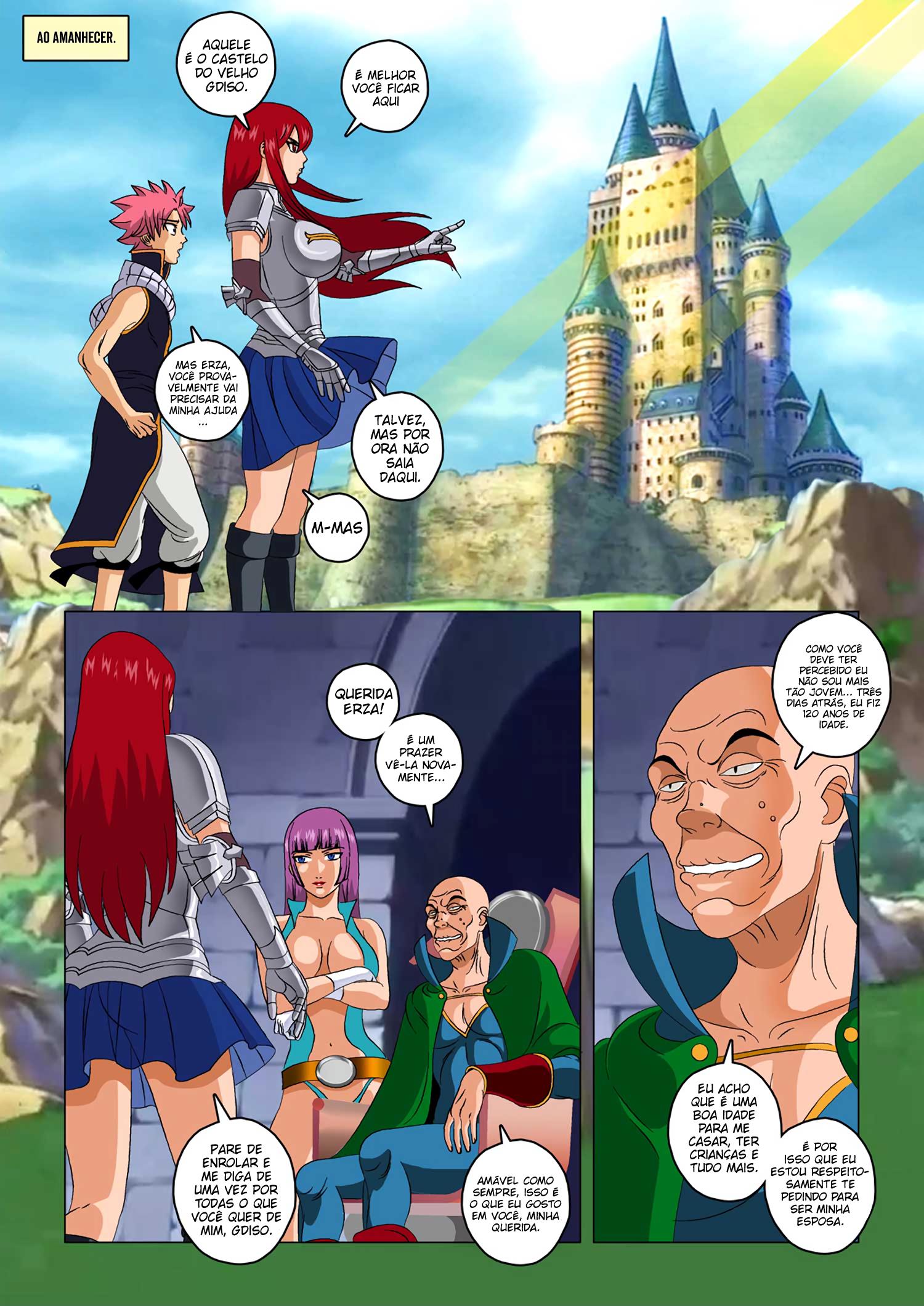 Página 8 do quadrinho adulto: Fairy Tail: Erza observadora – Leia completo em XCOMICS