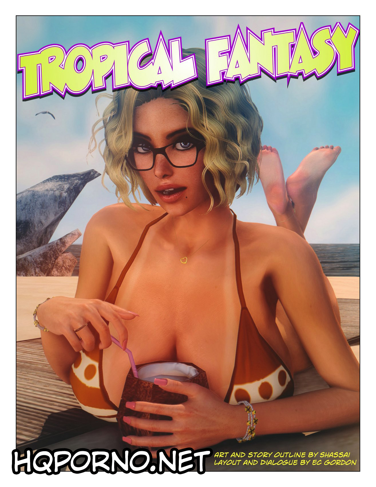 Página 1 do quadrinho adulto: Fantasia Tropical – Leia completo em XCOMICS