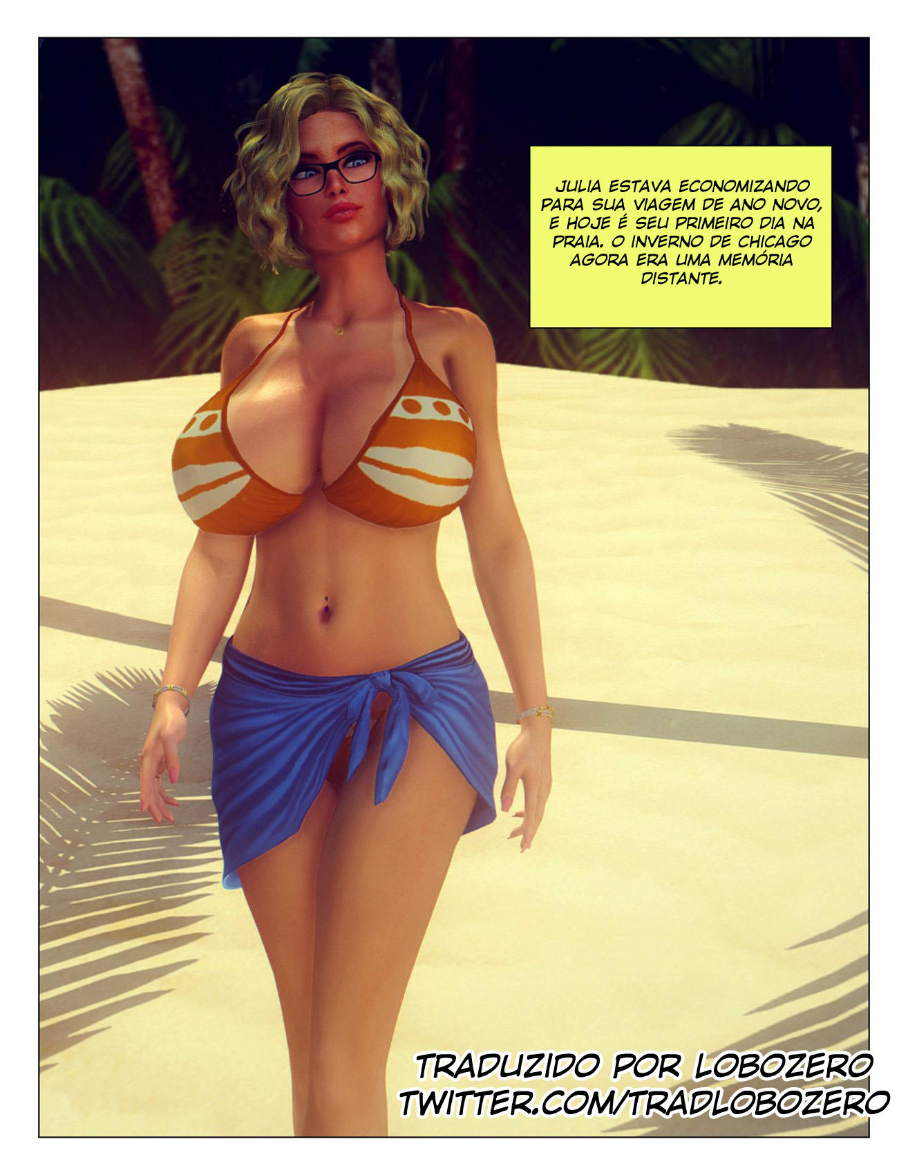 Página 2 do quadrinho adulto: Fantasia Tropical – Leia completo em XCOMICS
