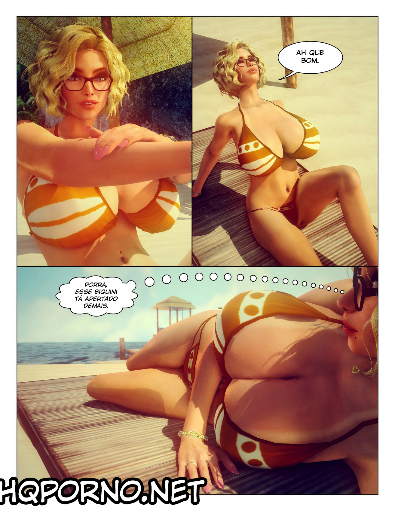 Página 5 do quadrinho adulto: Fantasia Tropical – Leia completo em XCOMICS
