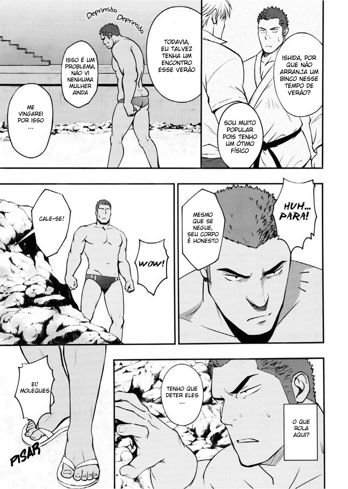 Página 4 do quadrinho adulto: Fazendo filme pornô na praia – Leia completo em XCOMICS