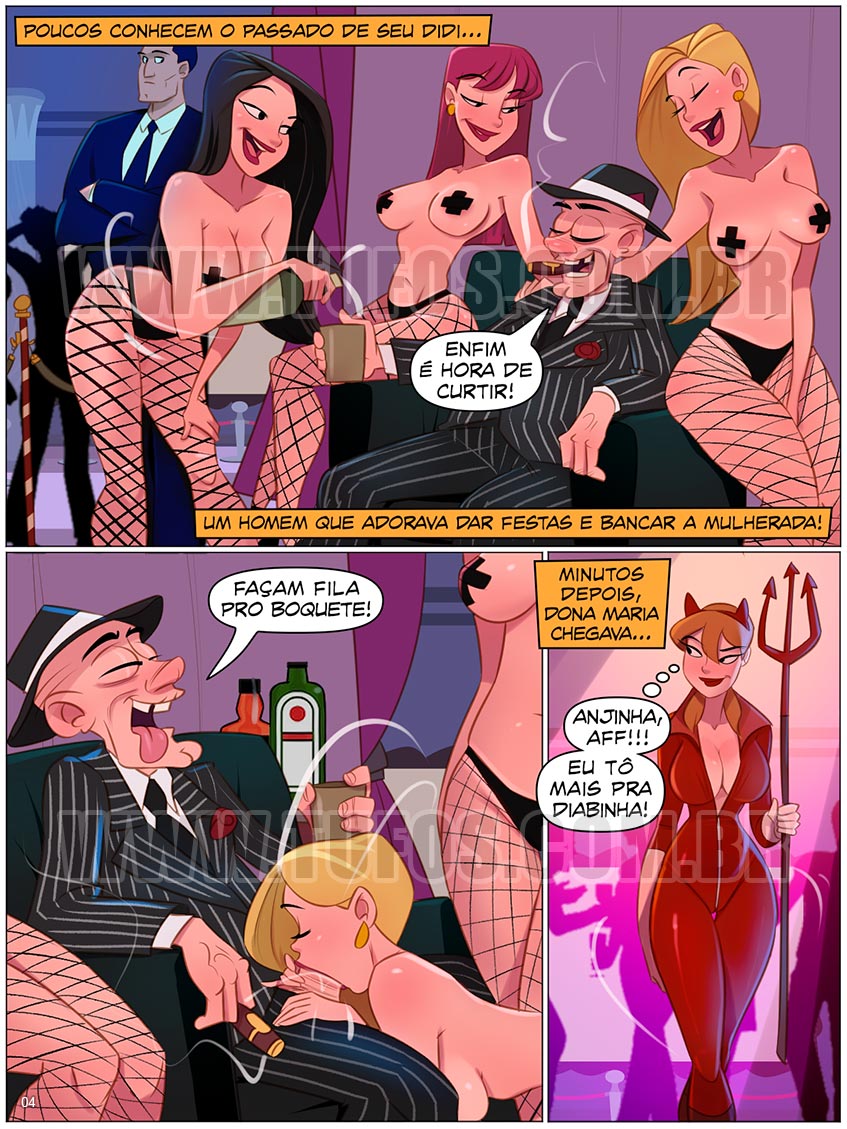 Página 4 do quadrinho adulto: Festa à Fantasia da Sacanagem – Leia completo em XCOMICS