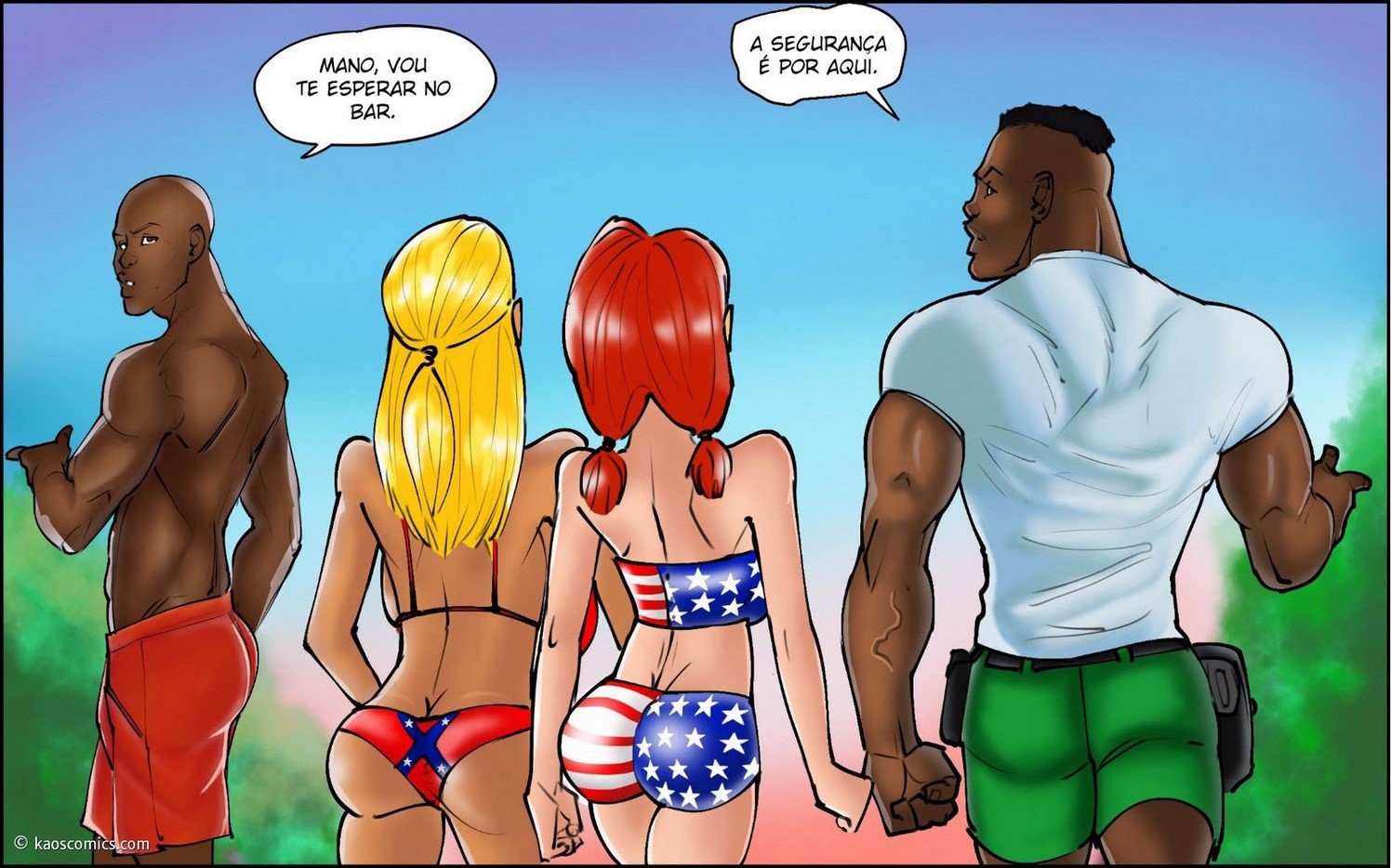 Página 30 do quadrinho adulto: Flag Girls - Parte 1 – Leia completo em XCOMICS