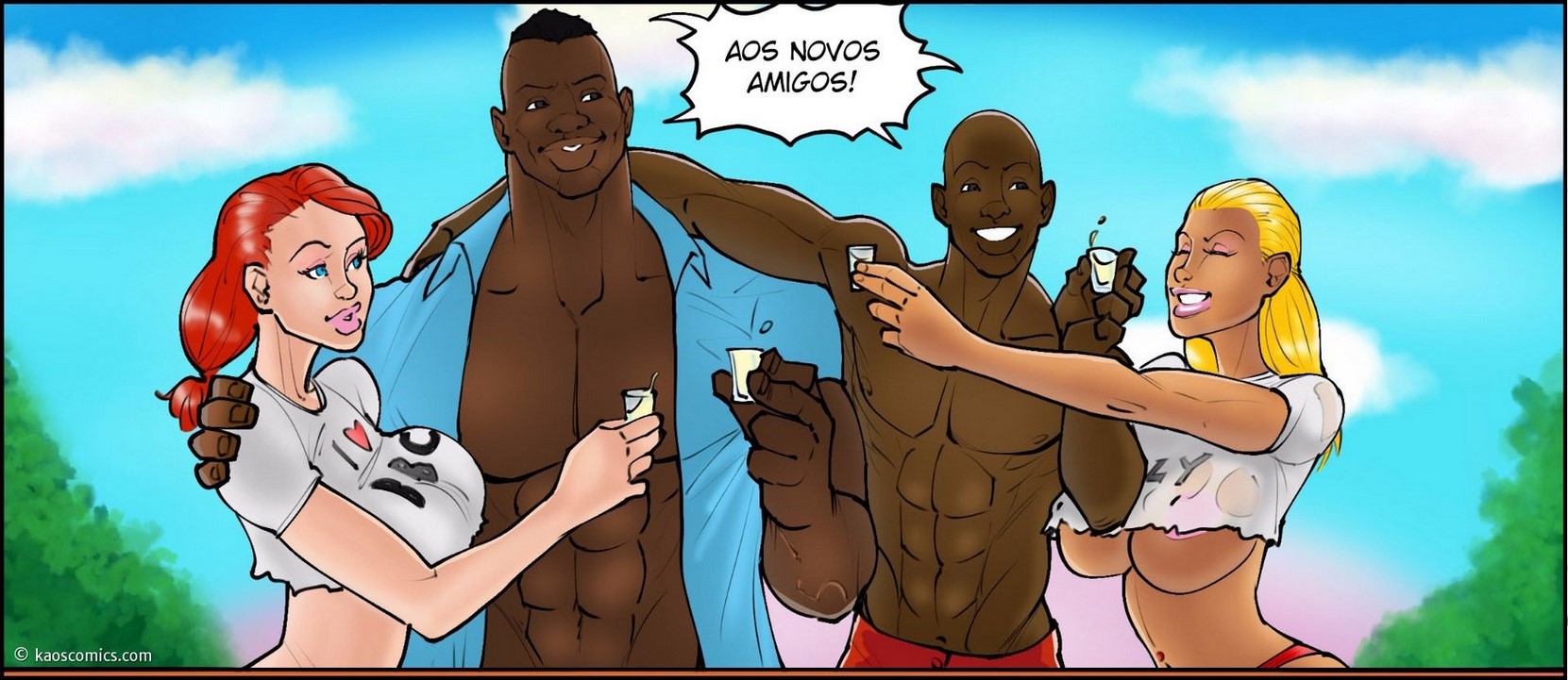 Página 58 do quadrinho adulto: Flag Girls - Parte 1 – Leia completo em XCOMICS