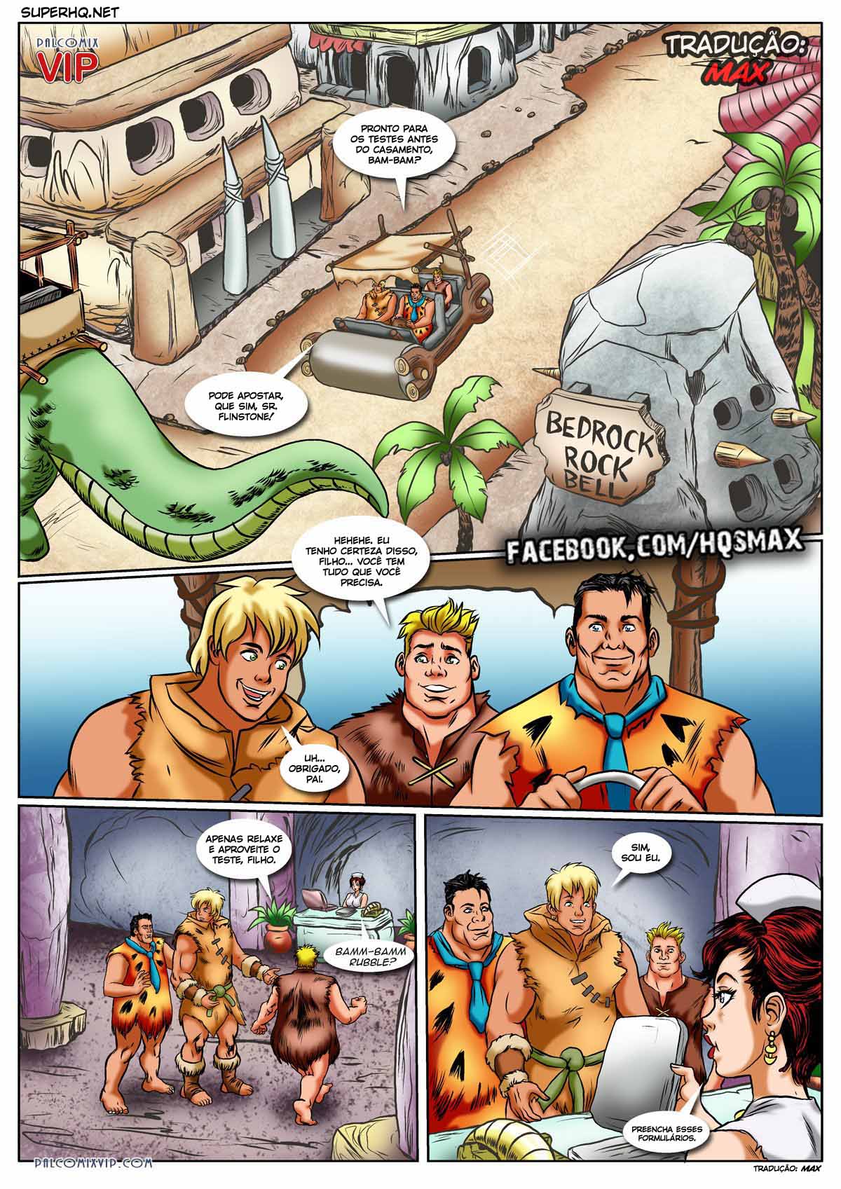 Página 4 do quadrinho adulto: Flintstones - Caverna do sexo – Leia completo em XCOMICS