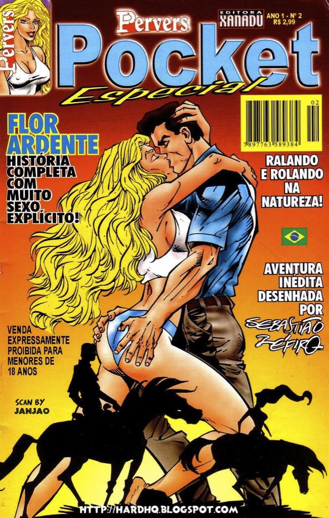 Capa do quadrinho adulto: Flor Ardente – Leia online em XCOMICS