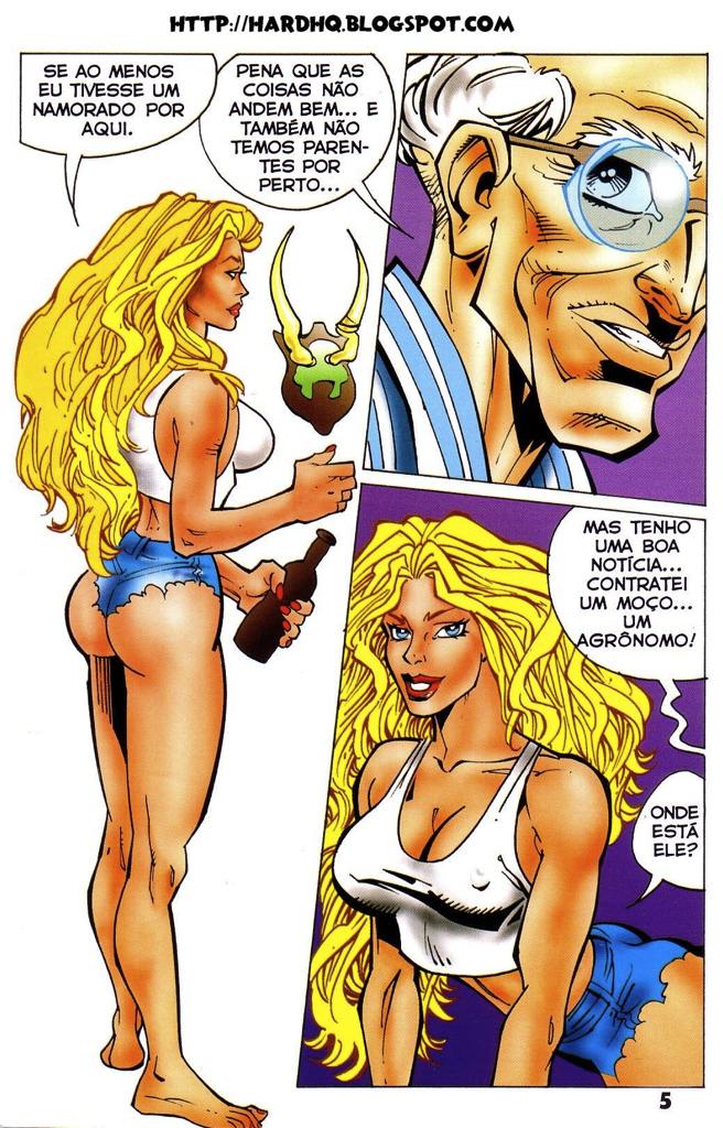 Página 4 do quadrinho adulto: Flor Ardente – Leia completo em XCOMICS