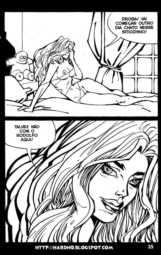 Página 34 do quadrinho adulto: Flor Ardente – Leia completo em XCOMICS