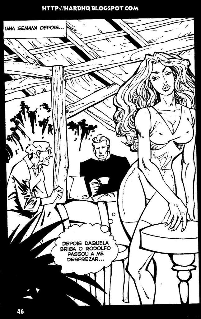 Página 45 do quadrinho adulto: Flor Ardente – Leia completo em XCOMICS