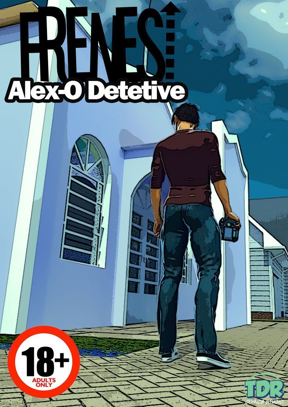 Capa do quadrinho adulto: Frenesi - O detetive Alex – Leia online em XCOMICS