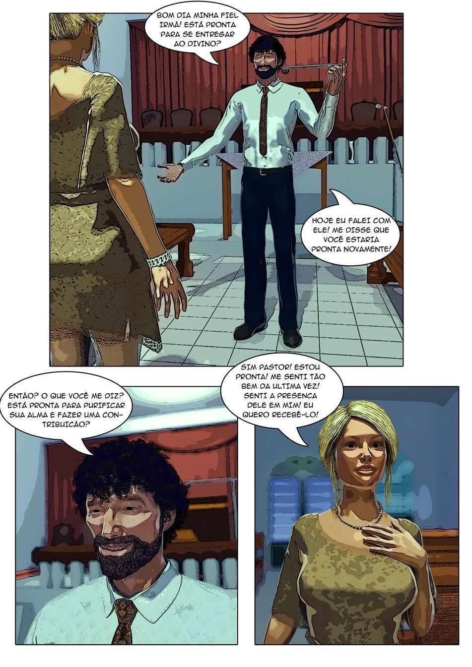 Página 16 do quadrinho adulto: Frenesi - O detetive Alex – Leia completo em XCOMICS