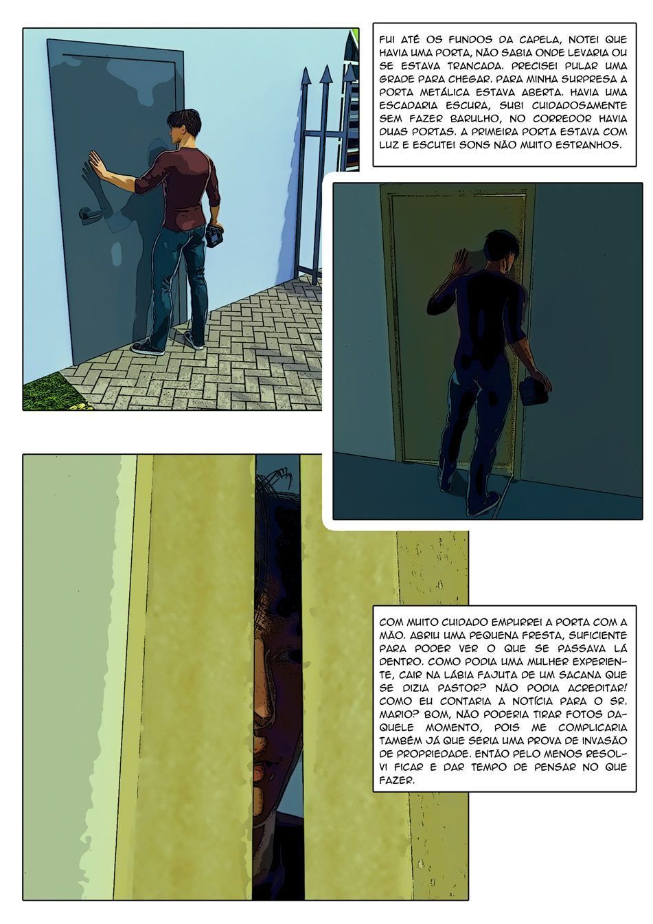 Página 18 do quadrinho adulto: Frenesi - O detetive Alex – Leia completo em XCOMICS
