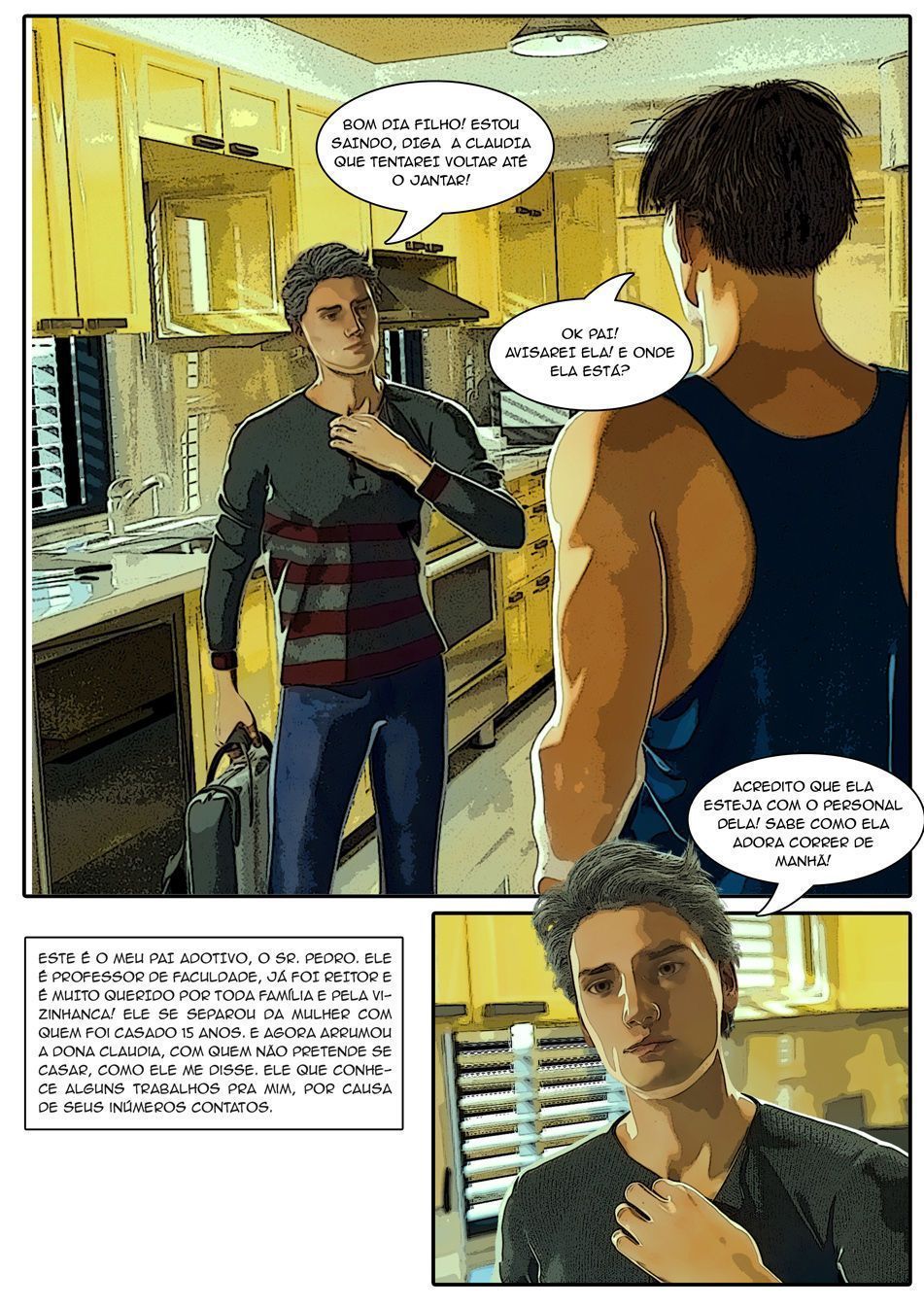 Página 4 do quadrinho adulto: Frenesi - O detetive Alex – Leia completo em XCOMICS