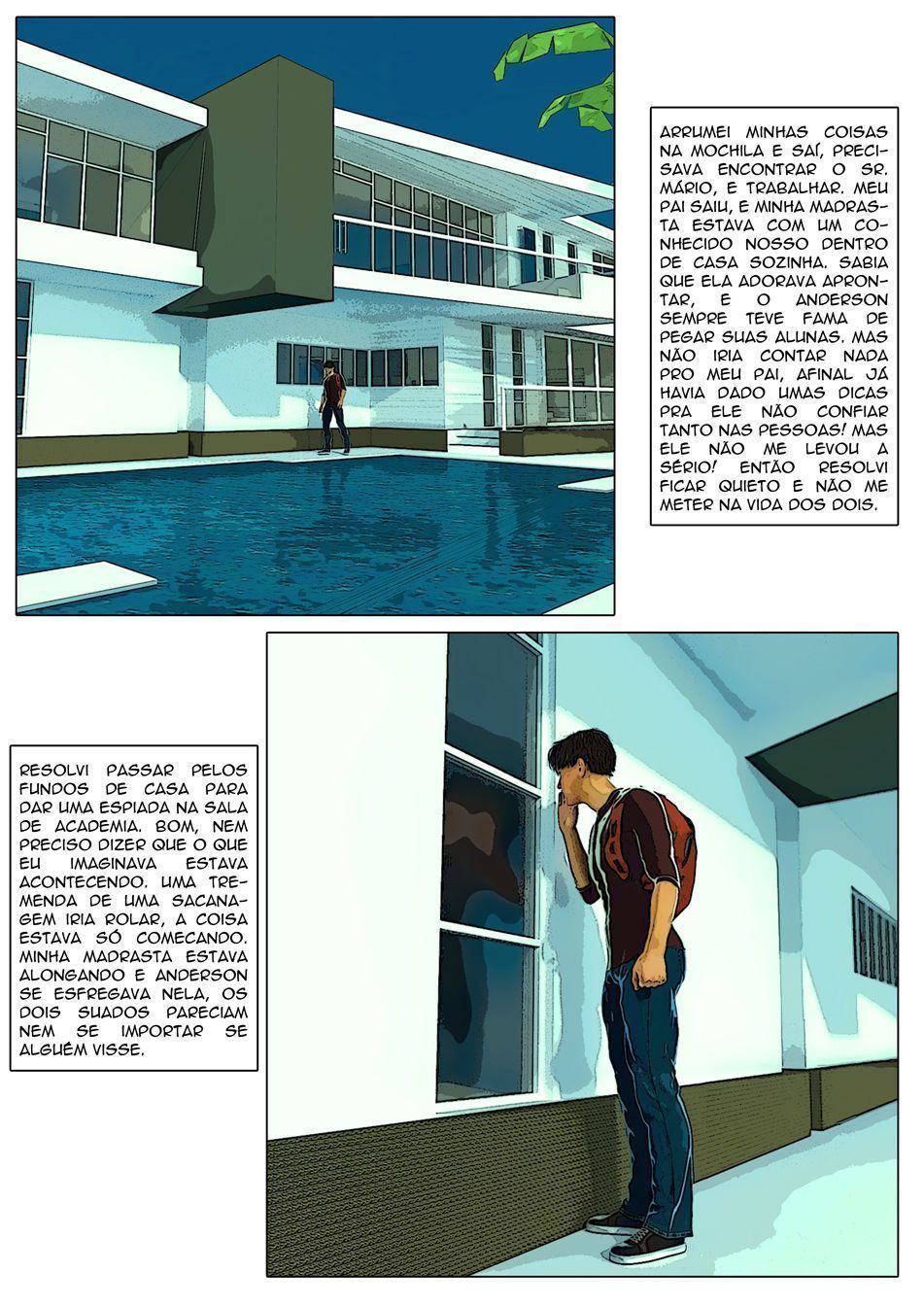 Página 7 do quadrinho adulto: Frenesi - O detetive Alex – Leia completo em XCOMICS